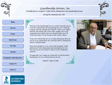 Tablet Screenshot of guardianshipservices.com
